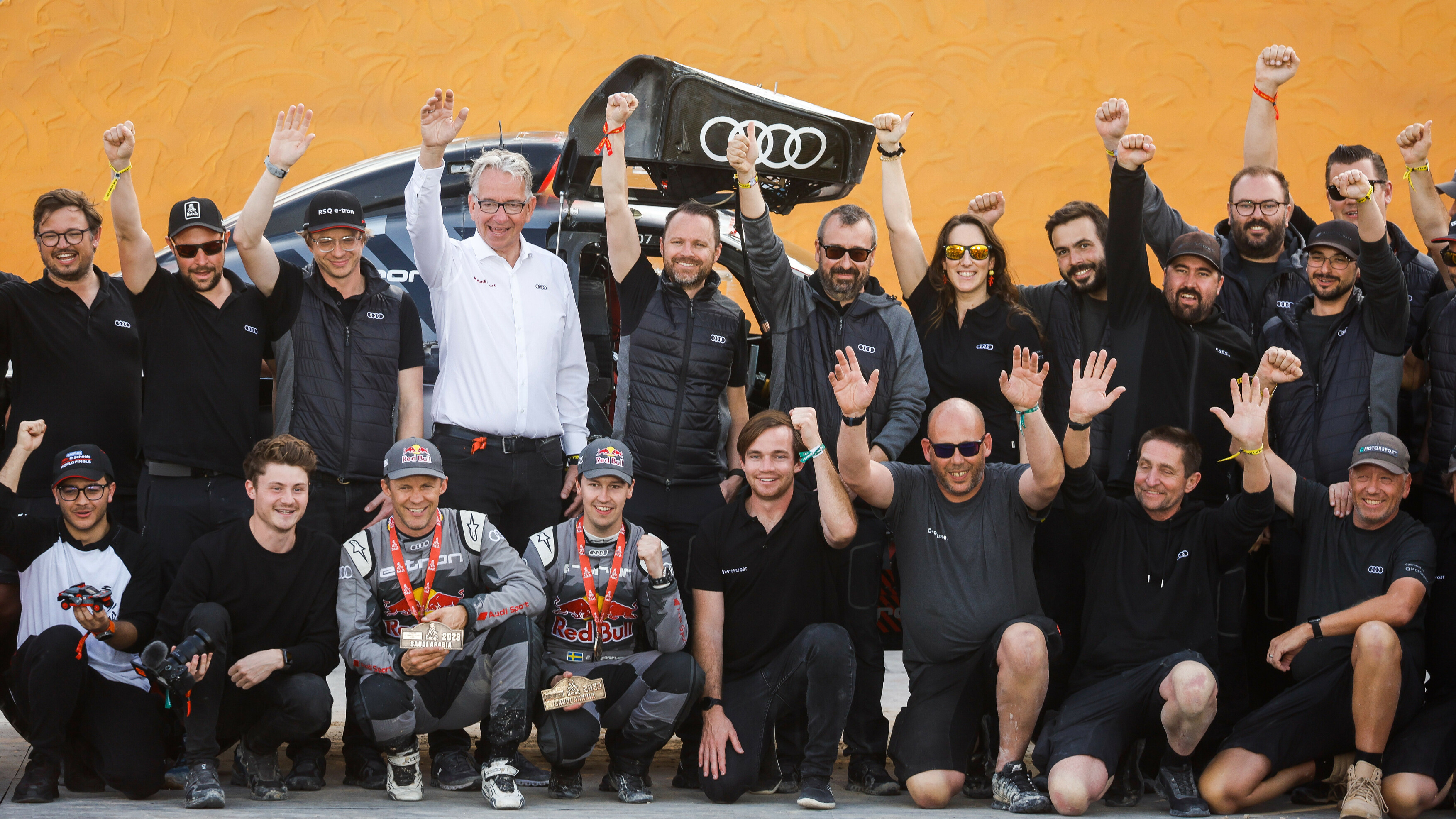 Audi Dakar Rally 2023 Finish