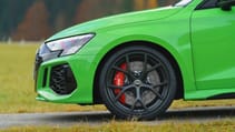 Audi RS3 hatch front wheel detail