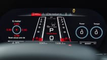 Audi RS3 hatch interior instrument panel
