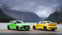 Audi RS3 hatch and saloon