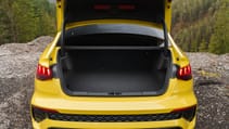 Audi RS3 saloon boot detail