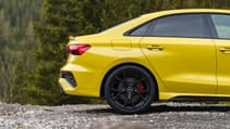 Audi RS3 saloon rear end detail