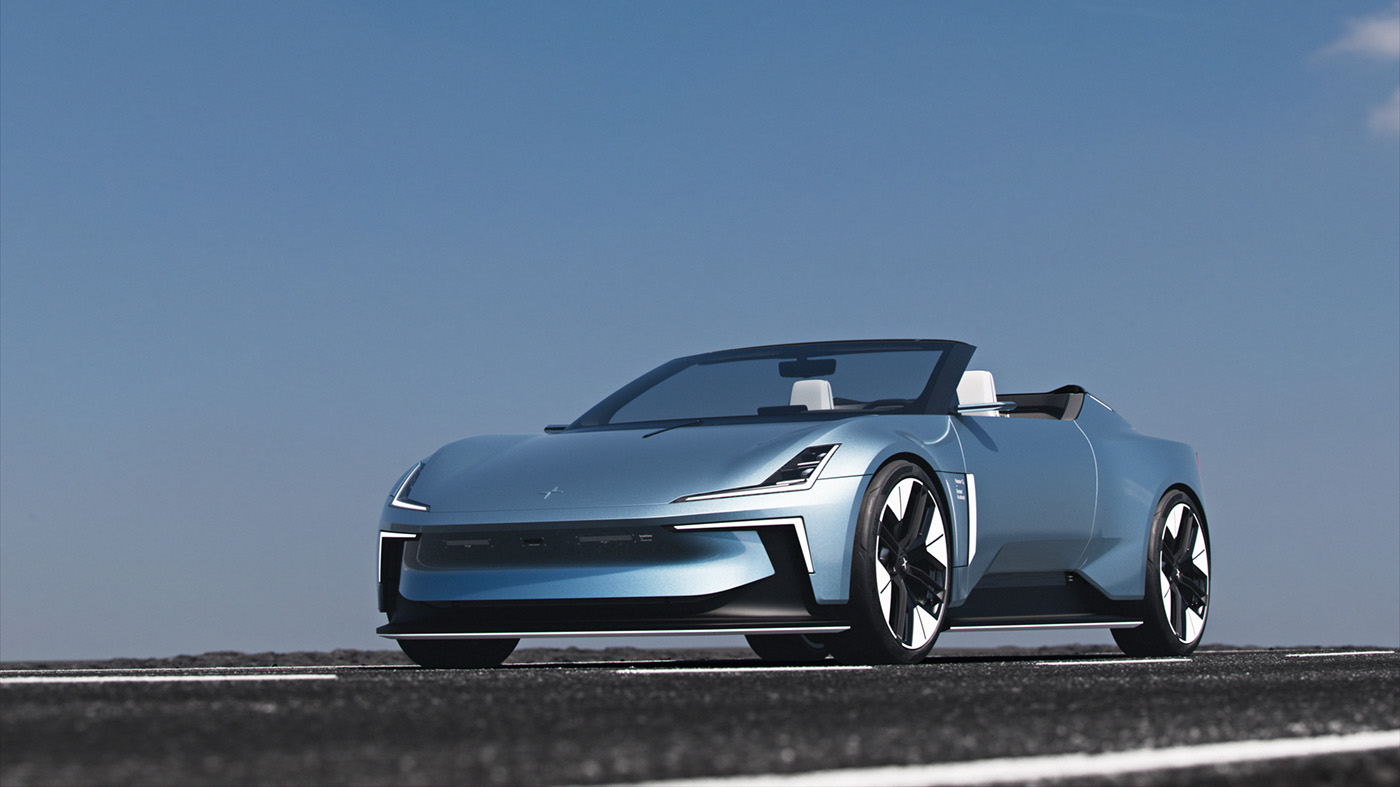 Polestar 6 front three quarters