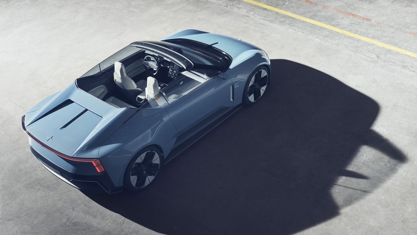 Polestar 6 rear three quarters