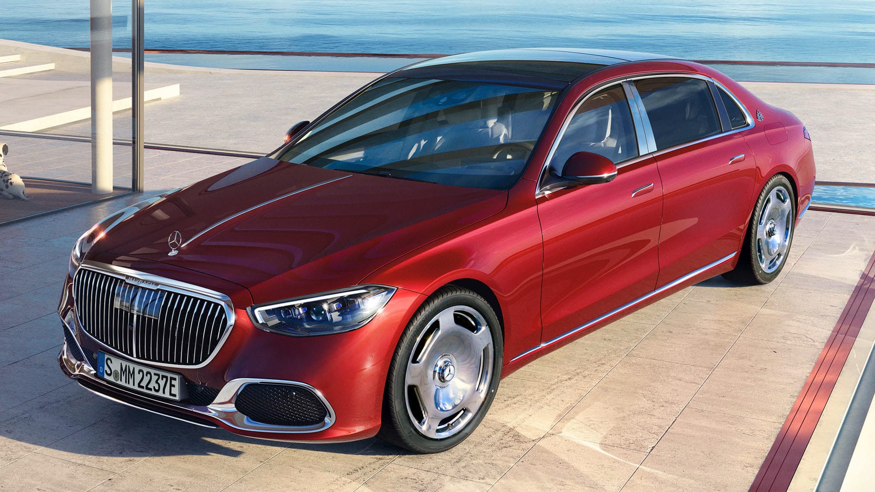 This is the first ever hybrid Maybach the new MercedesMaybach S580e