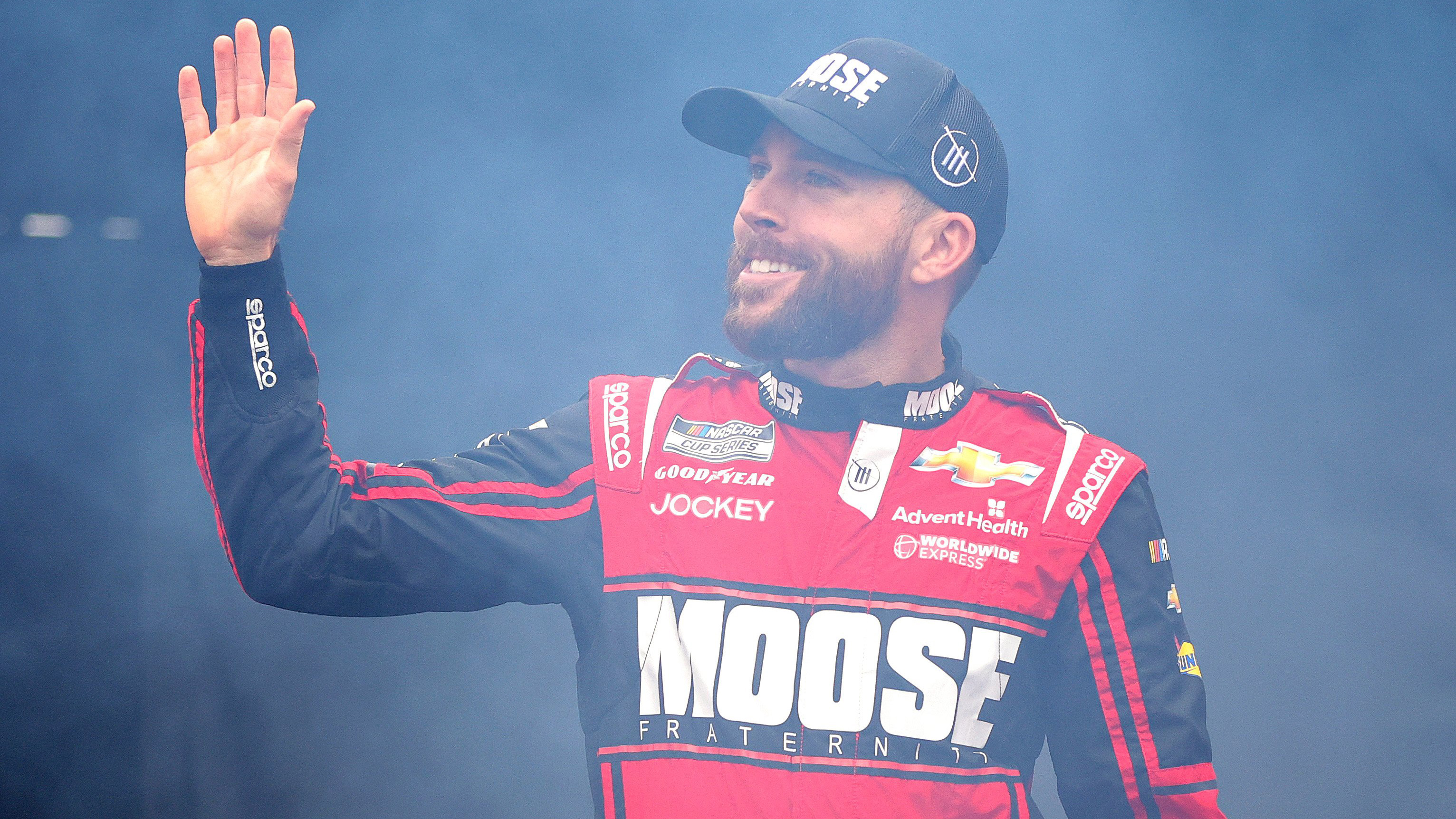 NASCAR Ross Chastain overtake Top Gear wall-ride