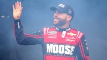 NASCAR Ross Chastain overtake Top Gear wall-ride