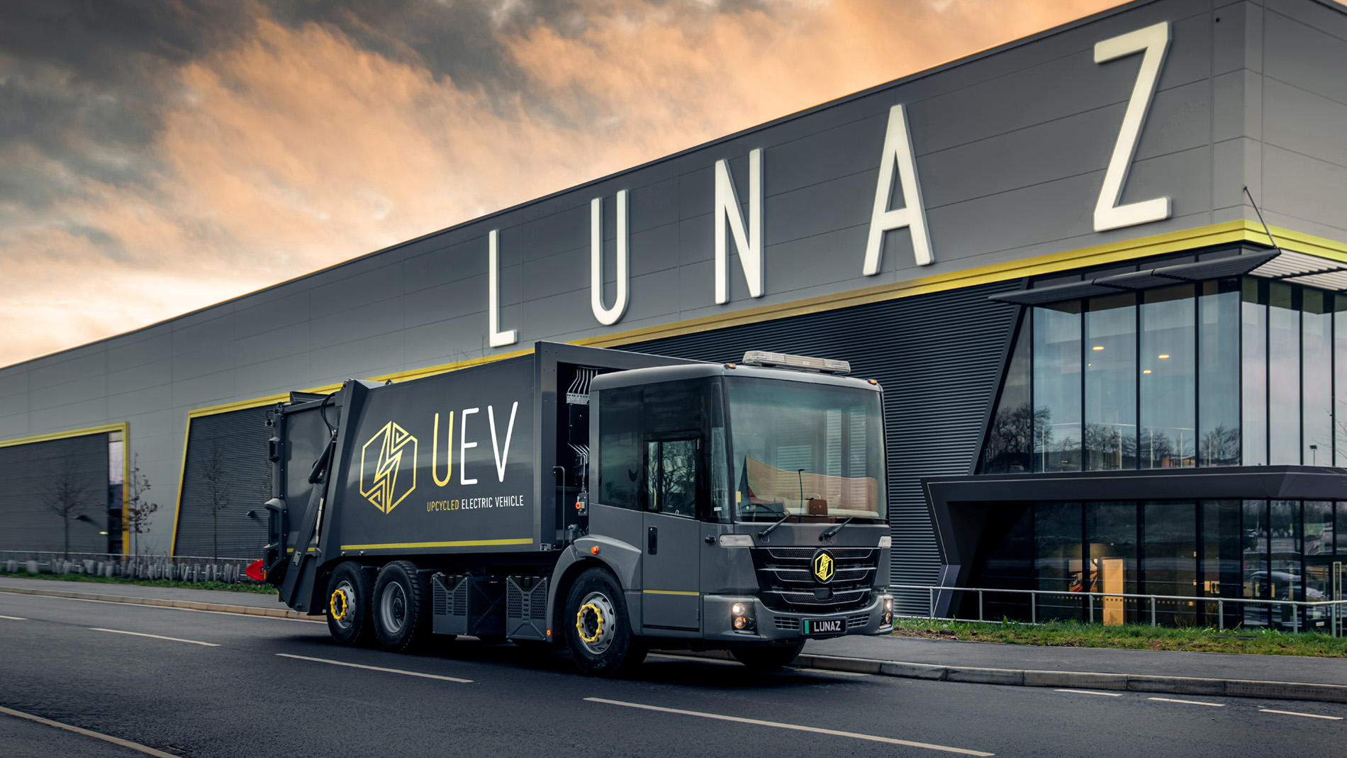 Lunaz's recycled electric bin lorry