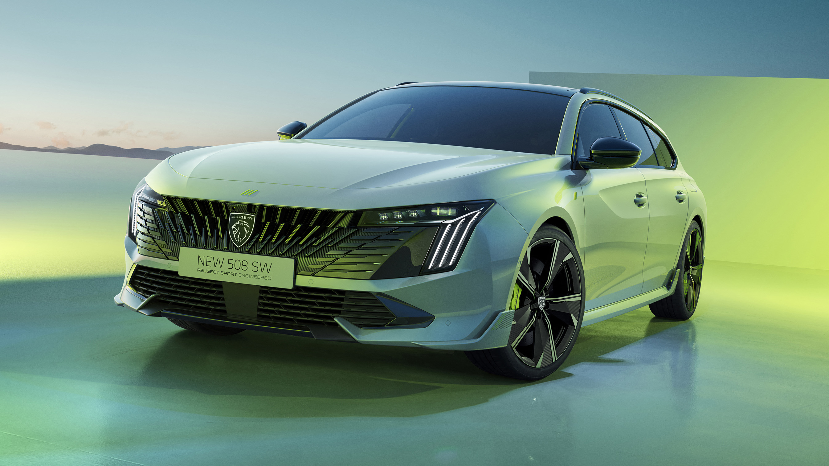 This is the 2023 Peugeot 508, and it's got a new face