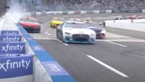 NASCAR Ross Chastain overtake Top Gear wall-ride