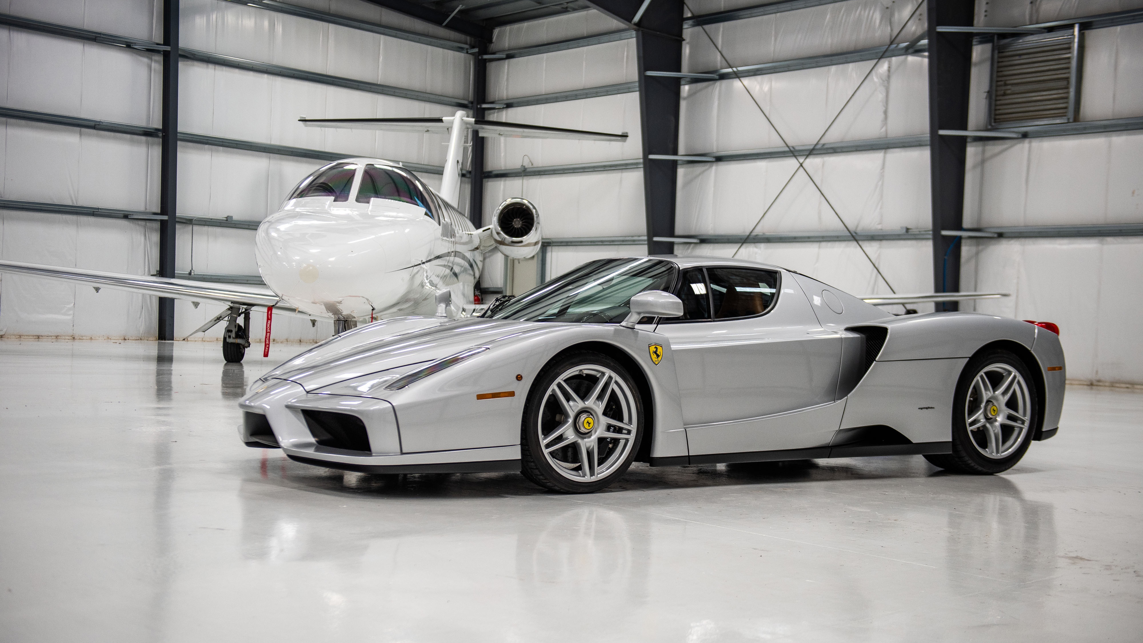 For sale: world's only factory-painted matte black, ex-royal Ferrari Enzo