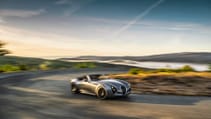 Static shot of Weismann Thunderbolt with sunset backdrop