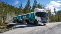 Scania BEV HGV driving