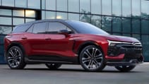 Passenger side shot of Chevy Blazer EV