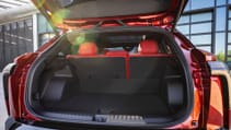 Shot of boot of Chevy Blazer EV