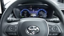 Toyota Corolla Touring Sports steering wheel and dashboard