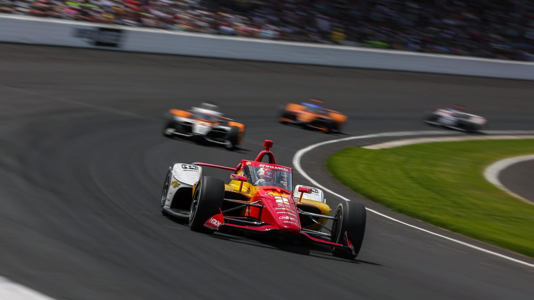 Josef Newgarden wins the Indy 500 with a LAST-LAP pass | Top Gear