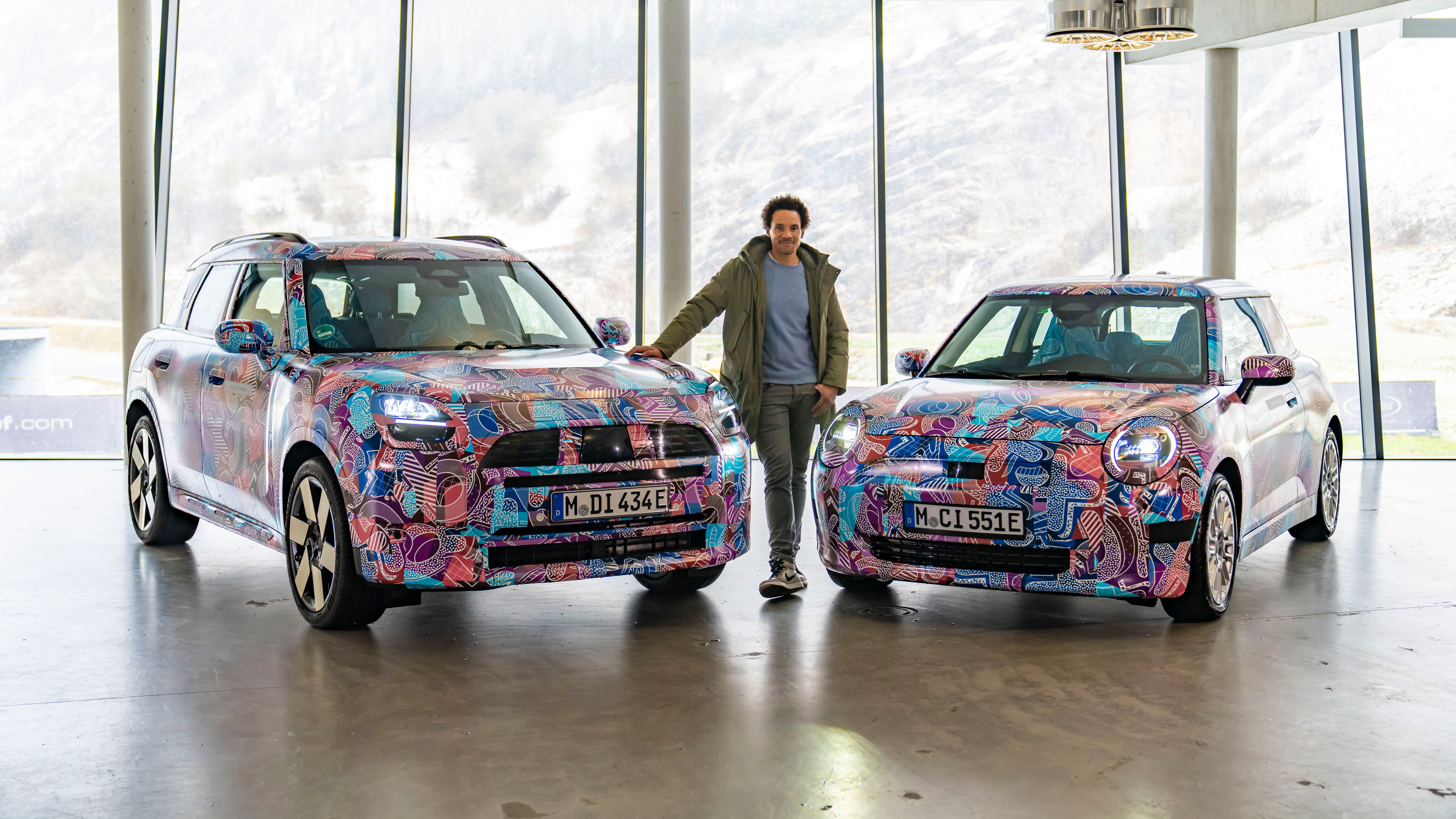Mini design language cars