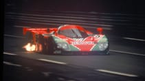 Mazda 787B Le Mans fire exhaust