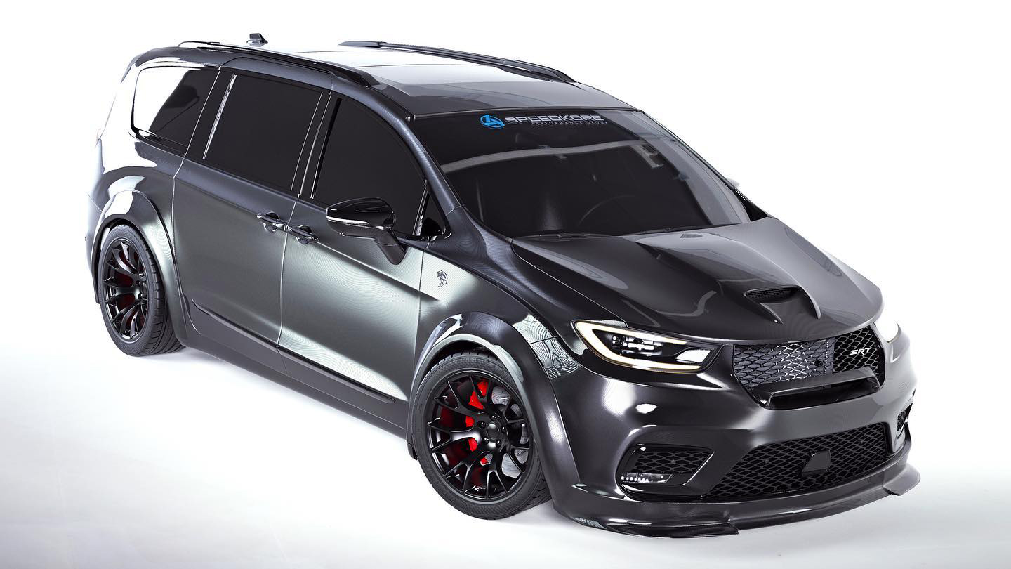 Check out SpeedKore's 1,500bhp carbon-bodied Chrysler Pacifica minivan |  Top Gear