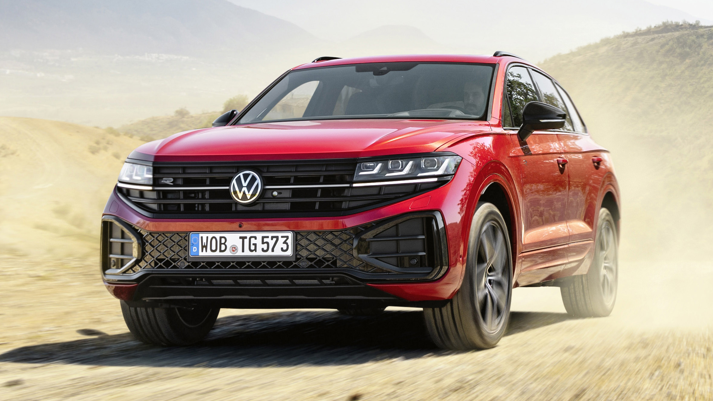 There's an all-new VW Touareg, but it's not for us