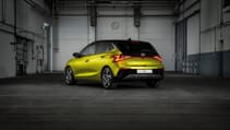 Rear shot of Hyundai i20
