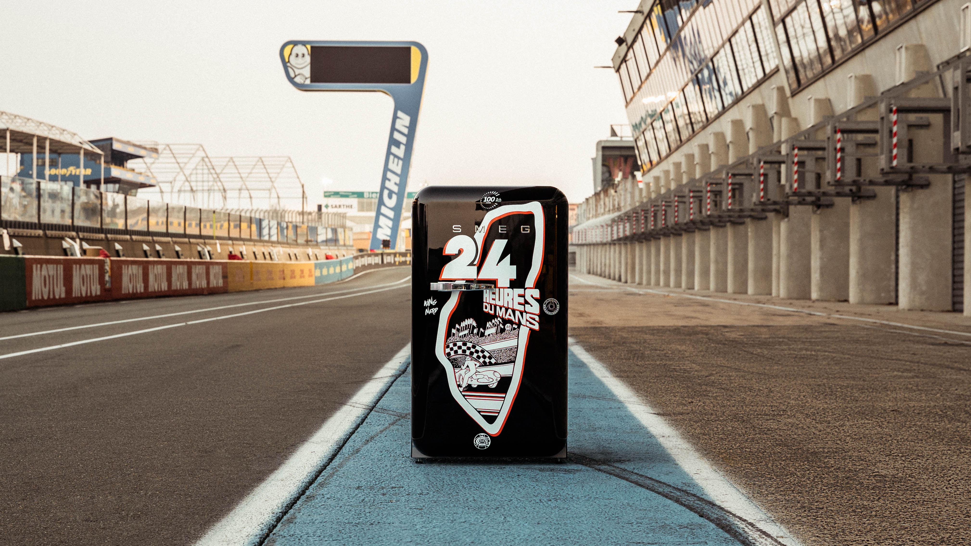 Stock this limited-edition Smeg mini fridge with energy drinks to get you  through the Le Mans 24hrs