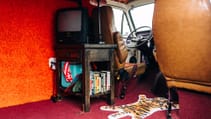 A 1977 Dodge Tradesman internal vintage tech