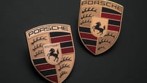 vNew Porsche badge crest Top Gear 