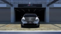 Prius 24h Le Mans Centennial GR Edition, static in pit garage