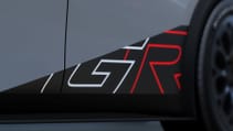 Prius 24h Le Mans Centennial GR Edition, close up of GR decals