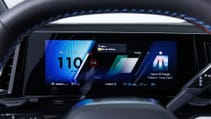 Close up shot of Renault Rafael cluster display