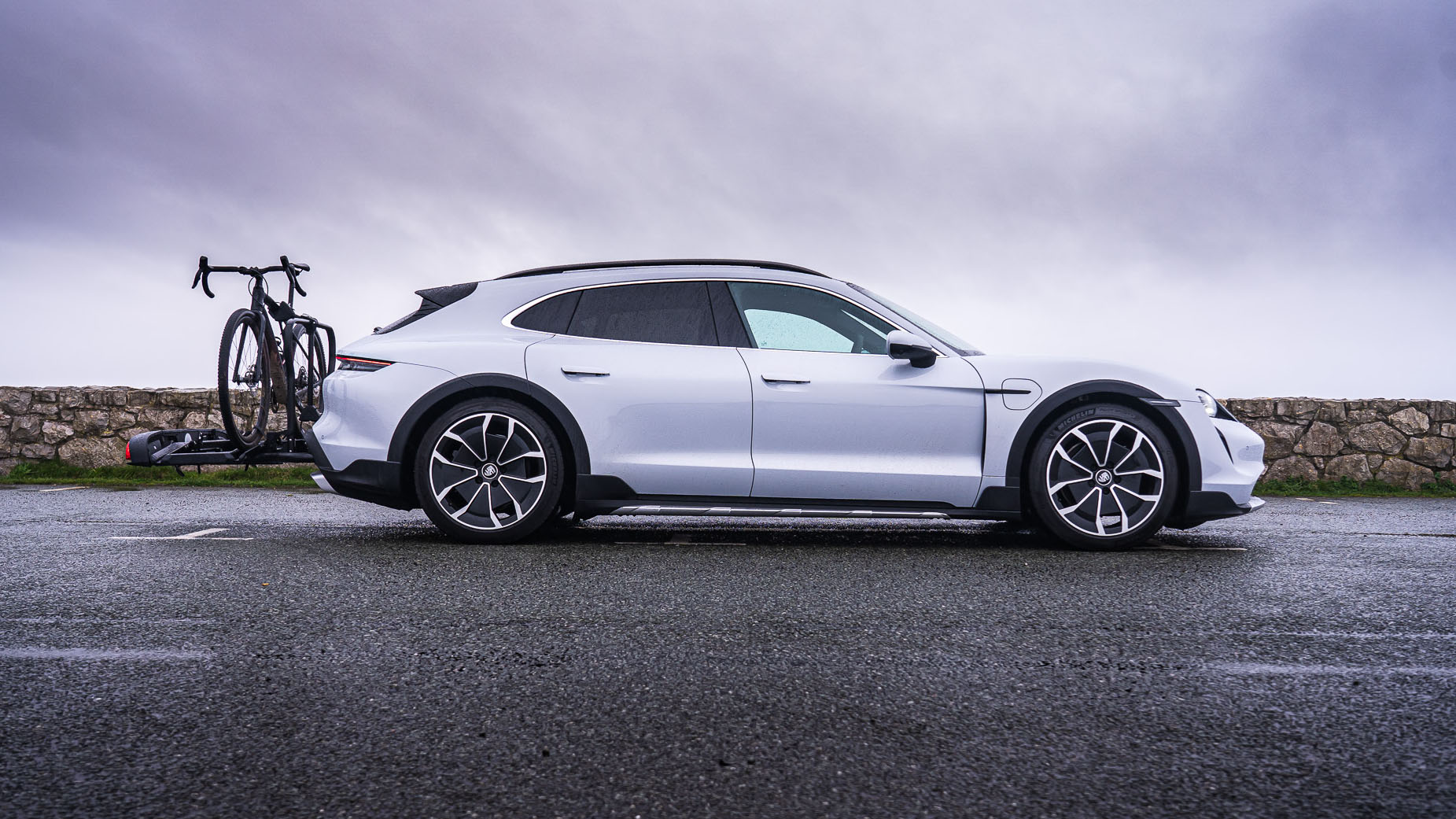 Porsche Taycan bike rack review proper gadget or an expensive