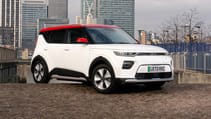 Kia Soul EV static front three quarters