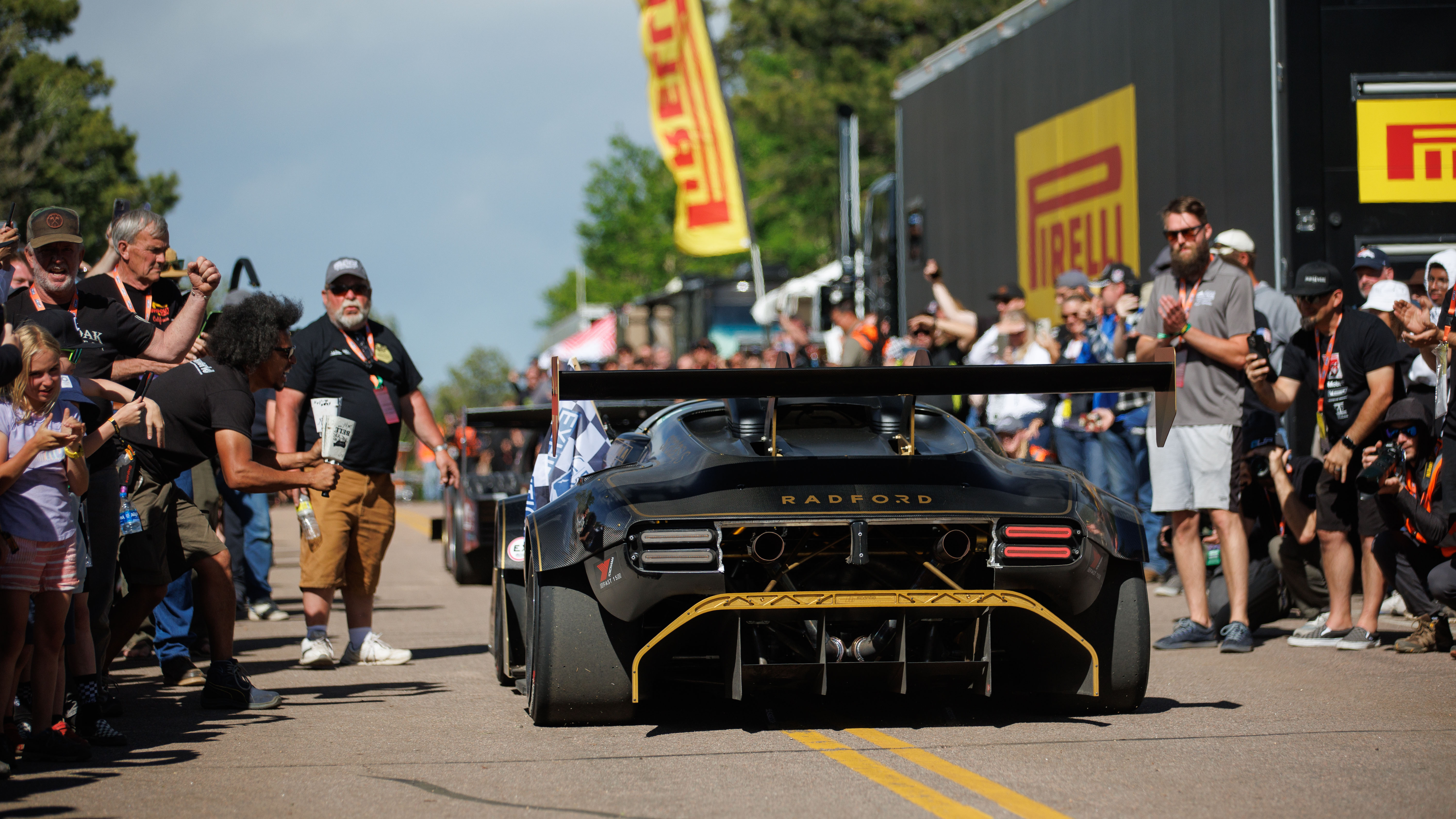 The 700bhp Radford 62-2 Pikes Peak car finished first in its class