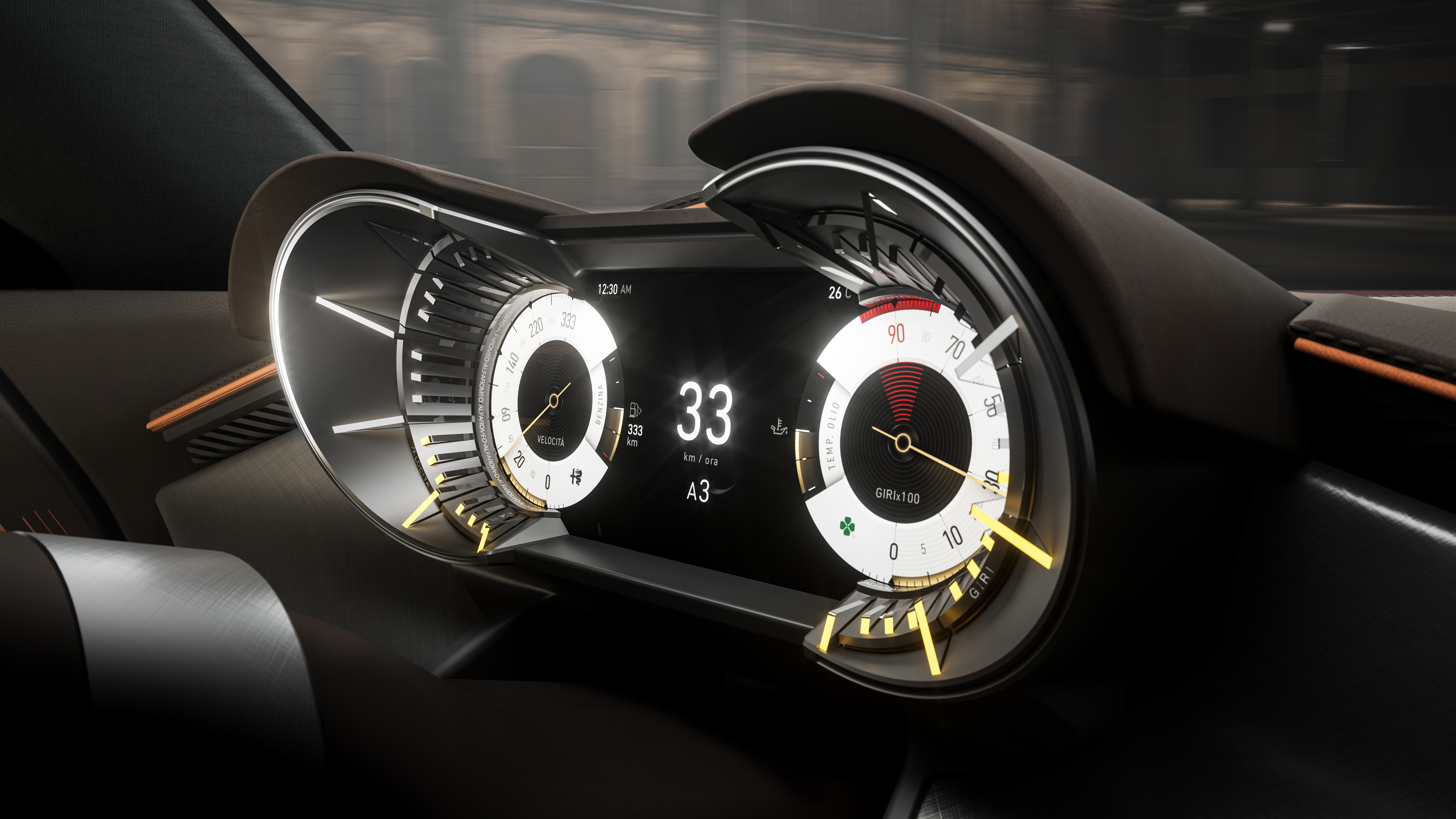 Alfa Romeo 33 Stradale Interior