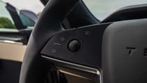 Tesla Model S Plaid indicator buttons