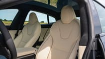 Tesla Model S Plaid front seats