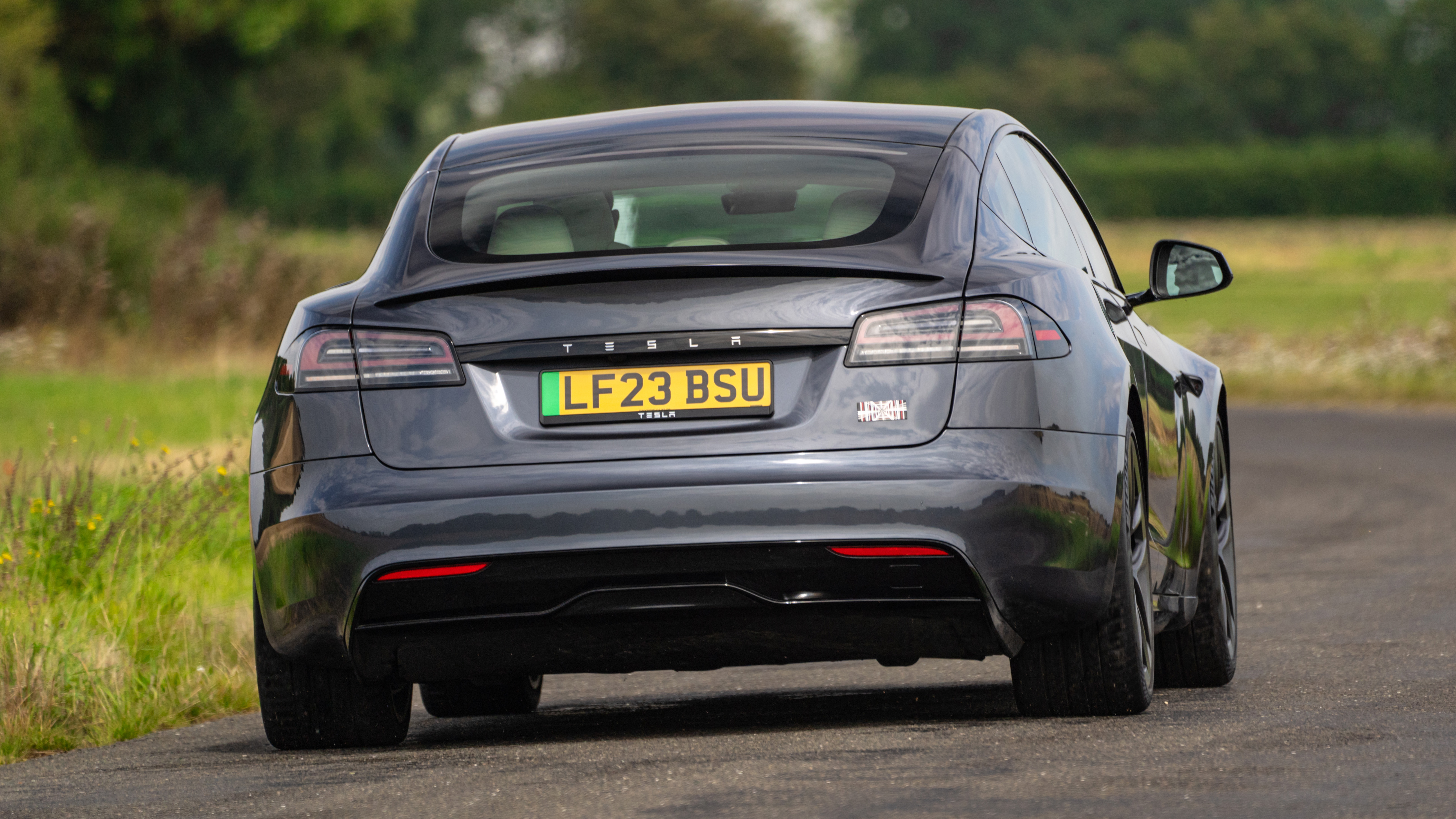 Tesla Model S Plaid rear