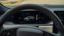 Tesla Model S Plaid driver display