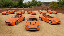 Orange Aston Martins Bonhams Top Gear