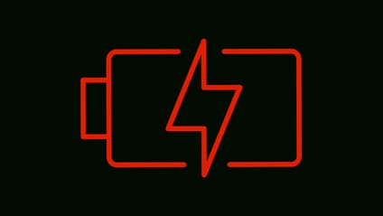 Battery needs charging dash icon for EV