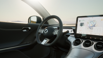 Smart #3 in interior cockpit shot from passenger side