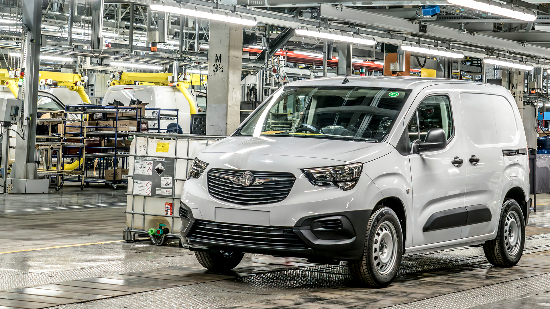Van coming off line at Stellantis' Ellesmere Port EV-only plant