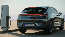 Smart #3 in static charging shot from rear with charge point