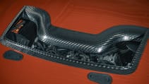 Close up of vent Toyota GR Supra GT4 100 Edition, front