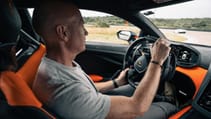 Lamborghini Revuelto driving