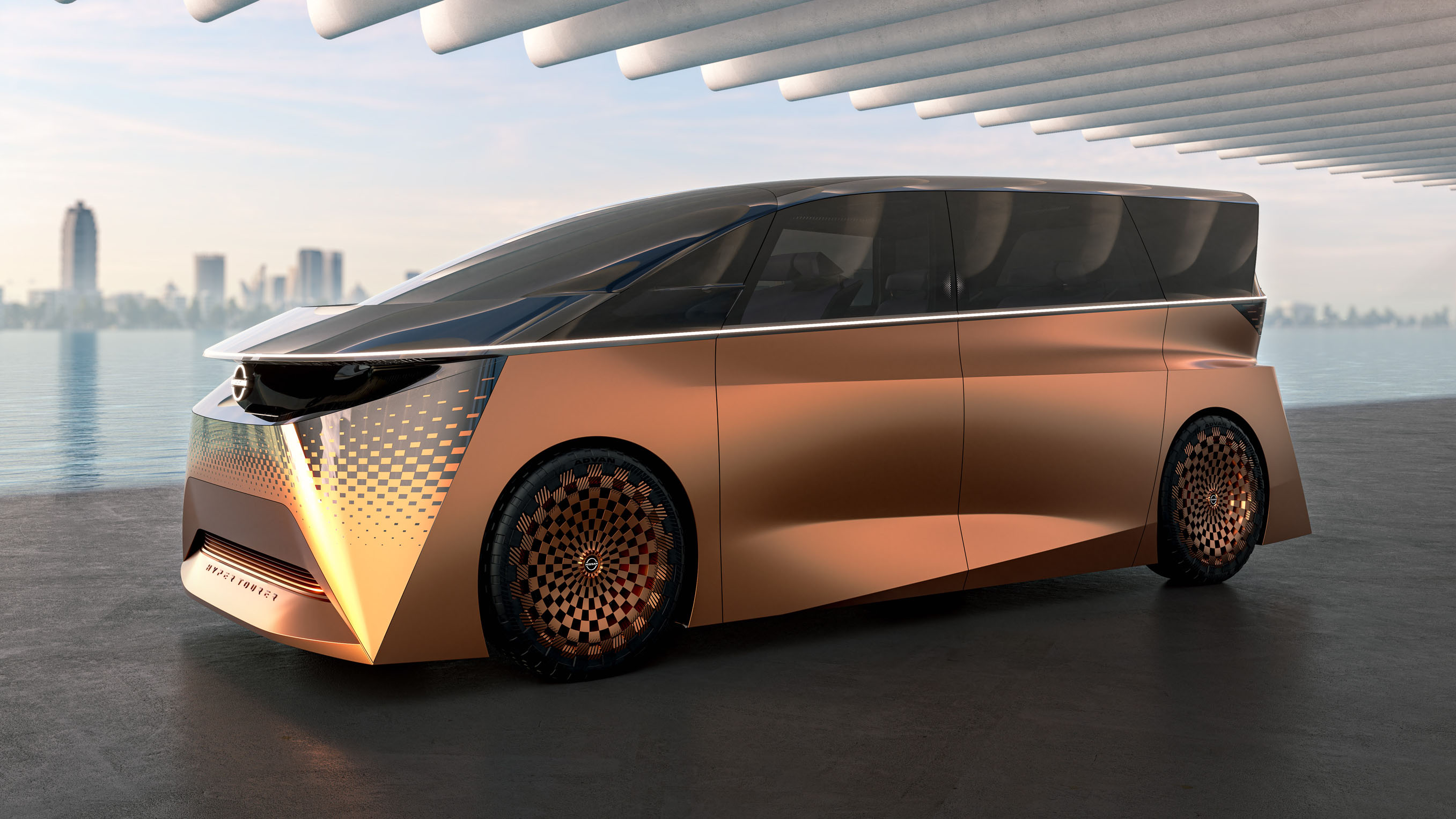The Nissan Hyper Tourer is a luxury electric minivan concept Top