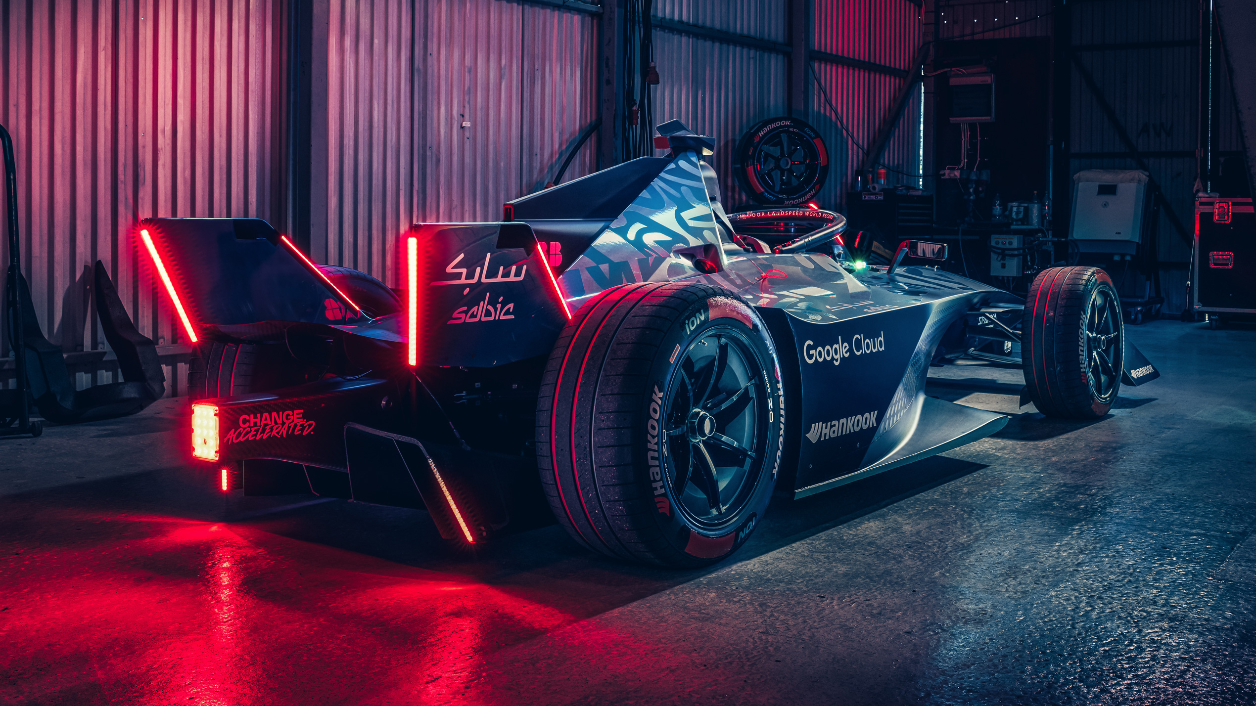Formula E GenBeta garage