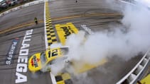 NASCAR Ryan Blaney burnout